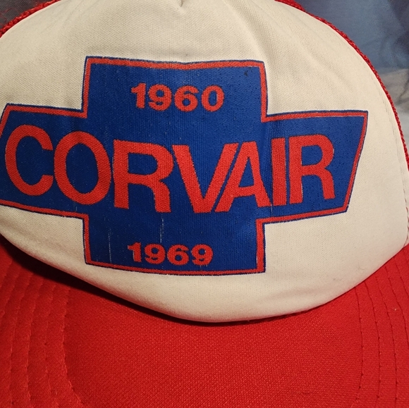 Red and White Corvair Cap - Picture 2 of 6